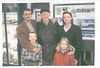history06 > St. Hubert, Belgium (Pic 2 of 2.)

Olivier Gillard with his wife Nadine and children.
Olivier Gillard is a young man who lives in St. Hubert, Belgium where the 87th Infantry Division fought. 

He is the creator of this little Museum in his home, 
and has a collection of 87th Infantry Division memorabilia, 
photos, stories, weapons, artifacts, diaramas, etc.
They were furnished by the men of the 87th Infantry Division.

You can see the Displays of Tribute to the 87th Infantry Division soldiers in the background.

Many 87th Division members and wives visited the museum, Called the
"87th Division Exposition" while on the VBOB Tour Dec 2004....
(60th anniversary).
There are many legends of the soldiers  throughout the museum..
with their personal stories.

This is a fine little Musuem to the 87th Infantry Division which fought in the St. Hubert sector.

See the outside of his basement museum in Pic 1 of 2. 

For info on 87th Infantry Division Association:
http://www.87thinfantrydivision.com