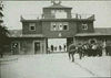 history06 > Someone entering the main prisoners gate at Buchenwald, 
the concentration camp, on liberation day in April 1945.

John S. Nelson II was an officer in the 87th Signal Company, responsible for the 87th Signal Company photos.

His son, John III, also has censor's proofs of many combat and operations photos. 
He also has some interesting memorabilia...a section of communications cable they removed from behind enemy lines along the Siegfried line, 
and a waffen ss sword that he believes came from Buchenwald. 

Per Mr. Nelson's son:
"Friends,
I have gone to Buchenwald each of the past two years - along with Koblenz, Bastogne, etc - trying to figure out where they really were. 
The written records are incomplete and contradictory. 

My dad died long ago after a tough life. It would be most helpful to find someone who knew him. 

I went to the 2003 reunion courtesy of Gladwin but no one there knew anyone from the 87th Signal Company. 
It also seemed like these were mostly enlisted men and the officers were - well, officers and separate.

So I could really use some actual details, like how did they get to Buchenwald to take this photo? 
Can anyone help?

Not many of my materials are scanned as they are in a scrapbook that I have been reluctant to disassemble. 
But I could if they would be of real value.

Thanks in advance for any advice you can give."

John S. Nelson III
Son of John S. Nelson II; 87th Signal Company

Update - June-2007
Notice to Mr. Nelson III,
Please contact me - I have lost your email address! - The 87th Association and many others are requesting to contact you with questions and info. 
Please place email here under comment, or email me - 
My email can be found on the 87th Infantry Division Associatioin web page:
http://www.87thinfantrydivision.com

Thank you so much.
Debra H. - gallery moderator