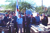 history06 > Veteran's of the Battle of the Bulge (VBOB)
Chapter #53 - Southern Arizona members
Veteran's Day Parade - November 11, 2006.

Left to Right:

HARPER COLEMAN;
4th Inf Div., 8th Reg., 2nd Bat., Co H

LEROY ELLIOT;
17th ABND, 155th AA BN

JOHN SWETT;
106th Inf. Div., 423 Inf. Reg., Co H (POW)

BUCK BLOOMER;
28th Inf. Div., 112 Reg.

GEORGE McGEE;
109th Evacuation Hospital, 3rd Army

EARL HARTZ;
30th Inf. div., 120th Reg., 3rd Bat., Co K

HERMAN VAN De BOGART;
106th Inf. Div., 424 Inf. Reg., Co A

BERNIE MAYER;
99th Inf. Div., 324th Engr. Combat Bat.

For info on 87th Infantry Division Association:
http://www.87thinfantrydivision.com