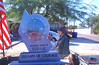 history06 > Veteran's of the Battle of the Bulge (VBOB)
Chapter #53 - Southern Arizona members
Veteran's Day Parade - November 11, 2006.

Walking along with their float of the replica of the Arizona VBOB monument:

BUCK BLOOMER (partially hidden) and 
JOHN SWETT