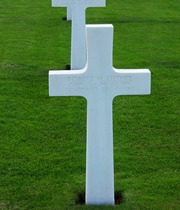 > St. Avold - France
ROBERT H. LIEDIKE - Colorado
Capt. - 346th Infantry Regiment
___Division
December __, ___.
JUNE - 2007 - per email from Karen (Gorman) Baker.
Her Dad (Edward J. Gorman) was in the 345th Regiment (Company G).
Karen said she just received the most recent Golden Acorn News,
and one of the stories reminded her husband that he had taken pictures of these grave markers while on a trip to Europe several years ago.
They are from 2 different military cemeteries (Hamm in Luxembourg and St. Avold in France).
There is also a photo of the 87th Division plaque at the Bastogne memorial.
She wanted to pass them along in tribute....and to anyone who might be interested.
If any family member of these men see this - please let us know.
Other markers she took are in the 345th Infantry Regiment Gallery.
Thanks to wonderful people like the Gorman's -
who pull out their pictures and send them to this site - for all to view.
.. That's what this link of photos galleries are all about...
Debbie H. - gallery moderator
For info on 87th Infantry Division Association:
http://www.87thinfantrydivision.com > St. Avold - France
ROBERT H. LIEDIKE - Colorado
Capt. - 346th Infantry Regiment
___Division
December __, ___.
JUNE - 2007 - per email from Karen (Gorman) Baker.
Her Dad (Edward J. Gorman) was in the 345th Regiment (Company G).
Karen said she just received the most recent Golden Acorn News,
and one of the stories reminded her husband that he had taken pictures of these grave markers while on a trip to Europe several years ago.
They are from 2 different military cemeteries (Hamm in Luxembourg and St. Avold in France).
There is also a photo of the 87th Division plaque at the Bastogne memorial.
She wanted to pass them along in tribute....and to anyone who might be interested.
If any family member of these men see this - please let us know.
Other markers she took are in the 345th Infantry Regiment Gallery.
Thanks to wonderful people like the Gorman's -
who pull out their pictures and send them to this site - for all to view.
.. That's what this link of photos galleries are all about...
Debbie H. - gallery moderator
For info on 87th Infantry Division Association:
http://www.87thinfantrydivision.com