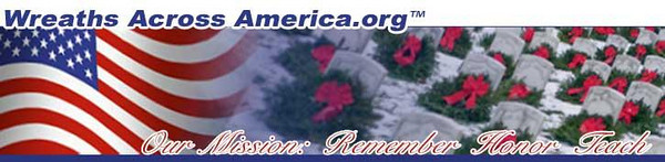 history06 > WREATHS ACROSS AMERICA  - 2007
 
Vans arrived in Foxboro, MA on Monday from Maine on its journey to Arlington Cemetery , VA.

The wreaths will be distributed to hundreds of volunteers to be placed at the burial stones of our beloved veteran Heros. 

The Cent. Mass. Chapter-22, Veterans of the Battle of the Bulge will be represented at the Cemetery when the parent Organization pays their respects at The Wreath Laying at the Tomb of the Unknown Soldier and at their own Monument, a gift of the Belgium and Luxembourg Governments.

For much more information and to see a complete list of ALL the participating locations by state, go to this web site:

http://www.wreaths-across-america.org/central-mass-chapt22-veterans-of-the-battle-of-the-bulge.html 

Message from one of our 87th ID Veterans - John McAuliffe:

We are the Central Mass. Chapt.-22 Veterans of the Battle of the Bulge. 
We shall join our comrads at Arlington, VA on December 13-17 for the annual 
Commemorative Ceremony of the VBOB 
and lay wreaths at the Unknown Soldiers Monument and then at our Monument at Arlington Cemetery. 

Our Monument is a gift of the Belgium and Luxembourg Governments whom US soldiers liberated from the Nazis in WW-II.
My cousin, Mary McAuliffe of Nevada voliunteered to lay wreaths this year.

Our National President is Stan Wojtusik, who is on the Board of Directors of Wreaths of America. 
We are privilaged to join in honoring all our Veterans at this time of year. 

Respectively,
John E. McAuliffe, President, Cent. MA Chapter-22 VBOB



87th Infantry Division Association main web site:
http://www.87thinfantrydivision.com