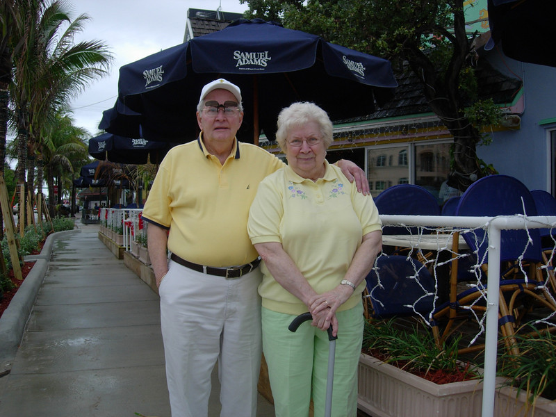 history06 > William Regis O'Malley
87th Infantry Division
WWII

Photo taken at the pier in Lauderdale-by-the-Sea, Florida. (Rege and Fran) 
We had a very special Christmas in 2007. 
We went to Fort Lauderdale, Florida for 10 days for a family Christmas. 

I kept telling everyone that this would be the Christmas to remember and “pulled out all the stops” when it came to planning activities. I just thought we would not have the money to do it in 2008…never thinking it would be dad’s last Christmas with us!


The world has lost another of the Greatest Generation...

It is with sadness that I relay the passing of my father…
William Regis O’Malley of the Golden Acorn Division. 

He looked forward to all his army reunions and receiving emails from all of you.
Know that he passed away peacefully. 
I would like to think it was a happy death if there is such a thing. 
He will be buried in the Cemetery of the Alleghenies with a military service. 
He even chose a military casket.

Sincerely,
MaryEllen O’Malley Martin

Obituary:
O'MALLEY, WILLIAM REGIS
Age 84, on Thursday, February 7, 2008 of Whitehall, formerly of Munhall. 
Loving husband of 57 years to Frances J.; 
beloved father of Mary Ellen (Robert) Martin of Whitehall and the late Timothy Regis; 
brother of Michael J. O'Malley, Jr. of FL; 
proud grandfather of Thomas R. and Sean P. Martin. 

Regis was a member of the Gaelic Arts Society, 
Chairman of the Irish Room at the University of Pittsburgh and 
former School Board Director of Baldwin-Whitehall School District. 

Friends will be received at the JOHN F. SLATER FUNERAL HOME, INC. (412) 881-4100, 4201 Brownsville Rd., Brentwood 15227 on Saturday from 7-9 p.m. and Sunday from 2-4 and 7-9 p.m. 

Funeral Prayer on Monday morning at 9:15. 
Mass of Christian Burial in St. Gabriel of The Sorrowful Virgin Church at 10:00 a.m. 

In lieu of flowers, family suggests contributions to University of Pittsburgh, 
(please specify: Irish Room Scholarship Fund), 1209 Cathedral of Learning, Pgh., PA 15260 or St. Gabriel of the Sorrowful Church, 5200 Greenridge Dr., Pgh., PA 15236. 

Please send condolences to http://WWW.JOHNFSLATER.COM.
Send condolences at post-gazette.com/gb


87th Infantry Division Association main web site:
http://www.87thinfantrydivision.com