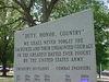 history06 > Battle of the Bulge Monument
Jeffferson Barracks 
9-06

This is the top of Back side of the monument.
This side lists:
Infantry Divisions, Combat Engineers, 
Field Artillery, AAA AW Battalions, and
Armored Divisions.

Web site for Battle Of The Bulge:
http://www.battleofthebulge.org/index.html

Web site for
The 87th Infantry Division Association:
http://www.87thinfantrydivision.com

Web site for Jefferson Barracks:
http://www.co.st-louis.mo.us/parks/jb-museum.html