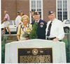 history06 > HYANNIS, CAPE COD - MASSACHUSETTS
BATTLE OF THE BULGE MONUMENT DEDICATION
September, 1996 

Shown at the monument is Jean Gavin, 
wife of the late General James Gavin,
the  famous Commander of the 82nd Airborne Division,
WW-II.

Mrs. Gavin was the guest speaker at the Monument dedication.

Middle is John McAuliffe, 87th Inf. Div. and Pres. of the Cent. Mass. Chapter-22 VBOB.

Right is Herbert Adams, 504th P.I.R. of the 82nd Airborne Div.WW-II 
and a Chapter member.

Photo credit to:
John McAuliffe 
87th ID; M-347

For info on 87th Infantry Division Association:
http://www.87thinfantrydivision.com
