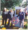 history06 > Worcester, Massachusetts
Battle of the Bulge Monument Dedication
October - 2003

L-R:
Rev. John J. Brooks SJ, President Emeritus of Holy Cross College.
He gave the invocation and blessing.

Middle:
Lou Cunningham, 106th Infantry Division and then President of the National Veterans of the Battle of the Bulge. (VBOB)

Right:
John McAuliffe; 87th ID; M-347
President of the 
Central Massachusetts Chapter-22; VBOB.
